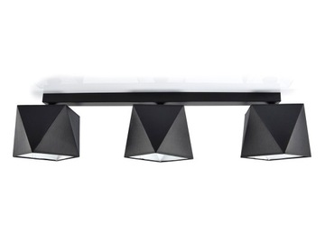 Lampa Plafon Żyrandol Abażur Diament Kolory 299-3