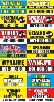 Баннер: ПРОДАЕТСЯ дом, УЧАСТОК, квартира - 26 дизайнов