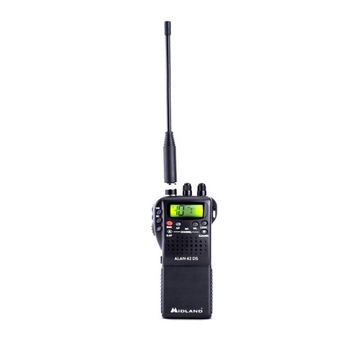 ALAN 42 DS CB RADIO RĘCZNE ADAPTER AUTO+AKCESORIA