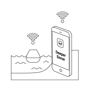 ЭХОЗОНАР DEEPER START ОРИГИНАЛЬНЫЙ WIFI SONAR