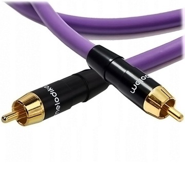 MELODIKA MDSW50 PURPLE RAIN KABEL DO SUBWOOFERA RCA - RCA CINCH OFC 5m