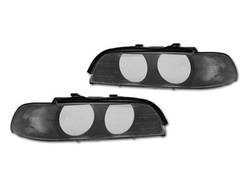 REFLEKTOR SZKLA KLOSZ BLACK CZARNE BMW 5 E39 96-00