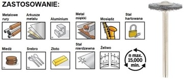 2 шт. ЩЕТКА ИЗ УГЛЕРОДИСТОЙ СТАЛИ 19 ММ (428) DREMEL