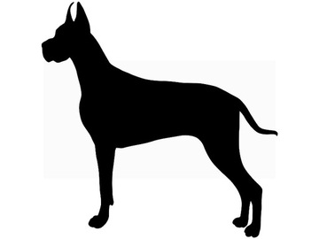 Naklejka samoprzylepna na auto samochód PIES piesek Doberman 14 cm