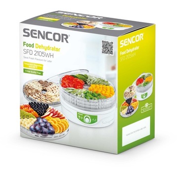 Sencor SFD2105 Сушилка для фруктов, грибов, рыбы и мяса