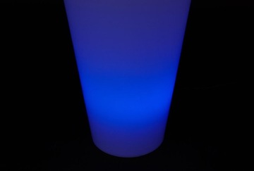 ВНУТРЕННИЙ ЦВЕТОЧНЫЙ ГОРШОК ВНЕШНИЙ ЦВЕТОЧНЫЙ ГОРШОК С ПОДСВЕТКОЙ RGB LED + ПУЛЬТ ДИСТАНЦИОННОГО УПРАВЛЕНИЯ 75 см