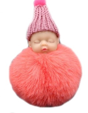 BRELOK LALECZKA POMPON KEYCHAIN ZAWIESZKA DO KLUCZ