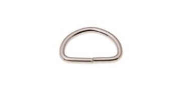 PÓŁKOLE METALOWE 30mm D RING DO PASKA TOREBKI 4SZT