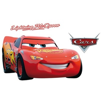 NAKLEJKA NA ŚCIANĘ DLA DZIECI AUTA DISNEY CARS