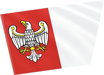Flaga flagi Województwo wielkopolskie 150x90cm