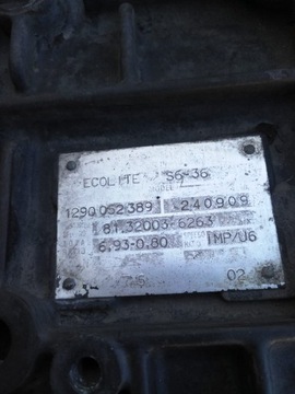 КОРОБКА ПЕРЕДАЧ ZF S6 36 MAN L2000