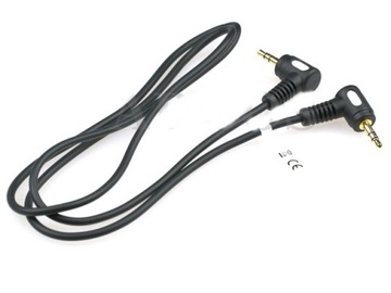 Kabel 6386 przewód JACK 3,5mm - JACK kątowy 1 m