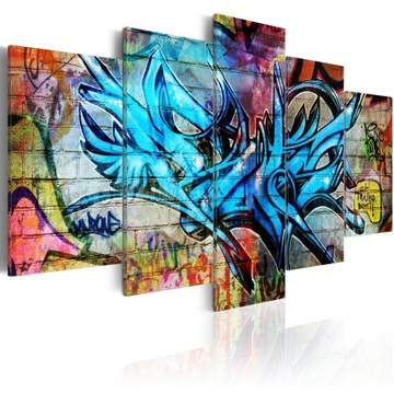 OBRAZ GRAFFITI MŁODZIEŻOWY 200x100cm 020105-14