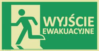 ZNAK KIERUNEK DO WYJŚCIA EWAKUACYJNEGO W LEWO