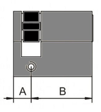 ВСТАВКА ДЛЯ ГАРАЖНОГО ЗАМКА KASTEL LOB 9/70 FV