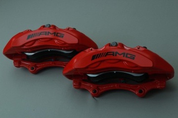 Наклейка Mercedes W205 AMG на переднем суппорте