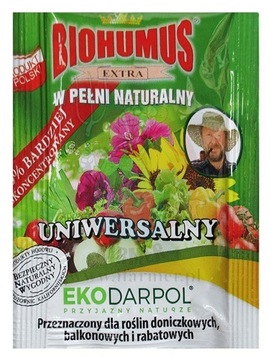 BIOHUMUS EXTRA UNIWERSALNY 20ml NAWÓZ PŁYNNY NATURALNY EKODARPOL SASZETKA