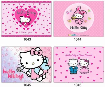 OPŁATKI na tort HELLO KITTY prostokąt, grube, 24h