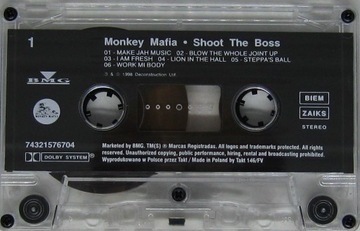 MONKEY MAFIA-Shoot The Boss [kaseta], bez folii