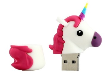 USB-НАКОПИТЕЛЬ 8 ГБ UNICORN PONY WHITE ВЫСОТА PL 24H