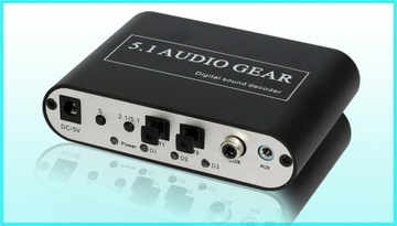 HDA-51A Коаксиальный преобразователь SPDIF TOSLINK в 5.1 2.1