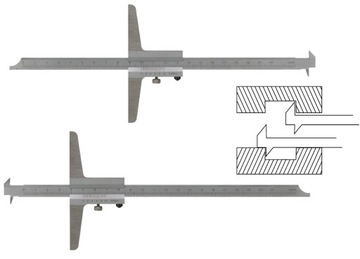 LIMIT 12257-0104 głębokościomierz suwmiarka 200mm