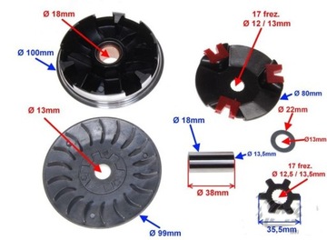 ВАРИАНТ 2T TUNING KEEWAY LONGJIA SHAFT 13 мм 17 бесплатно