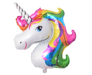 BALON FOLIOWY JEDNOROŻEC 117 CM UNICORN NA HEL XXL