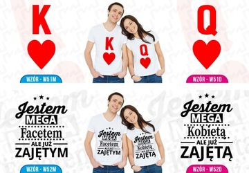 Koszulka na WALENTYNKI dla PAR ZAKOCHANYCH / M