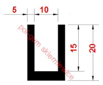 ТИП УПЛОТНЕНИЯ КРОМКИ: U 10 м