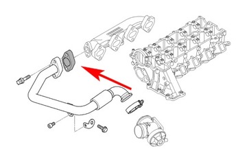 ПРОБКА КЛАПАНА EGR BMW E46 320cd 320td 320d 318d