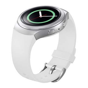 BIAŁY SILIKONOWY PASEK SAMSUNG GEAR S2 ROZMIAR L