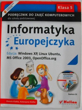 Informatyka europejczyka 5 Windows XP podręcznik