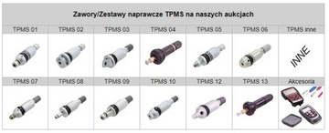 Клапан TPMS 02, датчик давления в шинах UNI sens