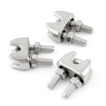 ЗАЖИМ ВЕРЕВОЧНЫЙ, 3мм, НЕРЖАВЕЮЩАЯ НЕРЖАВЕЮЩАЯ, кислотостойкий, А4, 1 шт.