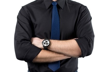 Pánske hodinky s grafikou BIOHAZARD riziko značky