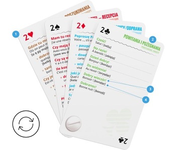 Французский РАЗГОВОРЫ и игральные карты 2в1 (А1-А2)
