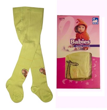 WOLA BABIES rajstopki dziecięce 5017 bawełna 62-74