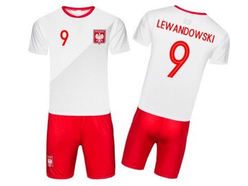 Strój Piłkarski LEWANDOWSKI 9 rozmiar 92