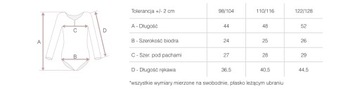 STRÓJ DO BALETU RYTMIKI DLA DZIEWCZYNKI 110/116