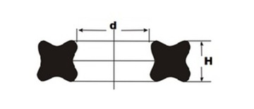 Кольцо уплотнительное X-RING 21,82x3,53