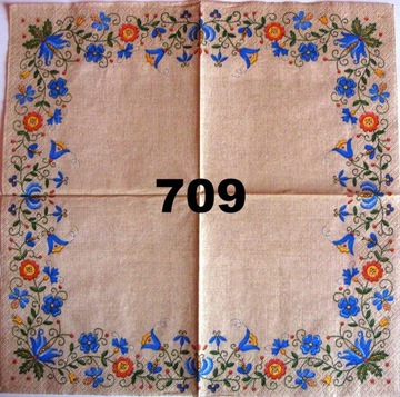 Serwetki do decoupage-1szt-LUDOWE- NR 709