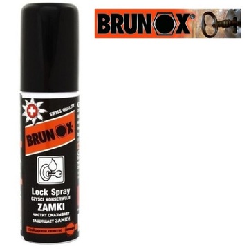 BRUNOX LOCK SPRAY средство, смазка, препарат для чистки замков и засовов навесных замков