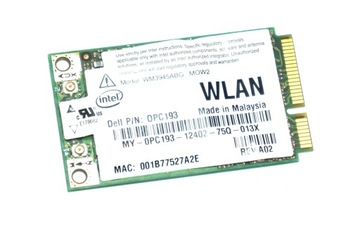 Intel Karta sieciowa WIFI miniPCIe 54Mbs WM3945ABG