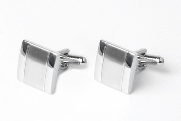 Элегантные запонки, запонки для рубашек, металлические мужские + BOX s41