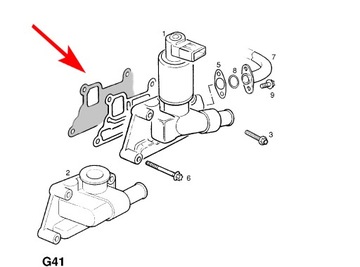 512 Заглушка EGR OPEL Agila Astra G Corsa B/C 1.0