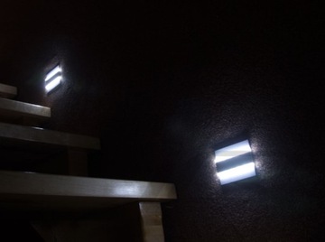 KEIRO ЛЕСТНИЧНОЕ ОСВЕЩЕНИЕ СВЕТОДИОДНЫЕ СВЕТИЛЬНИКИ 12В ЧЕРНЫЕ