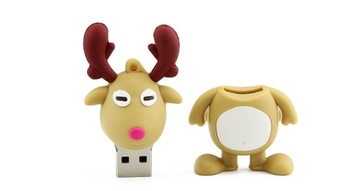 ФЛЕНДРАК 64 ГБ USB BEAR MOOSE STAR SANTA WYS24H