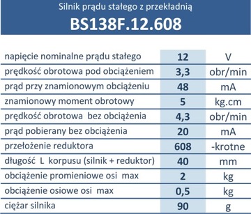 Двигатель с редуктором 12В 3,3 об/мин пр-ва итальянский