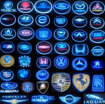 СВЕТОДИОДНЫЕ ПРИВЕТСТВЕННЫЕ ФОНАРИ CHEVROLET MAXX LOGO МОЩНОСТЬ 2x7W